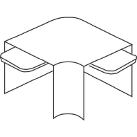 Image of FW2020.3 - Flat bend for cable duct 18x17,5mm FW2020.3