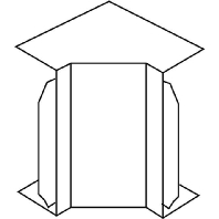 Image of I60110.8 - Inner corner for installation duct I60110.8