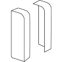 Image of SFE70R.3 - End piece for skirting duct 70x20mm SFE70R.3