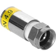 Image of F 7-49 KRCOMP (10 Stück) - F plug connector F 7-49 KRCOMP