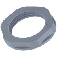 Image of GMP-GL-M12x1,5BK9005 (100 Stück) - Locknut for cable screw gland M12 GMP-GL-M12x1,5BK9005