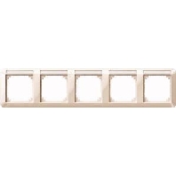 Image of 387544 - Frame 5-gang cream white 387544