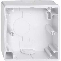 Image of MEG4014-1425 - Surface mounted housing 1-gang white MEG4014-1425