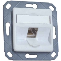 Image of TN E-DATmod-1Upk-rws - RJ45 8(8) Data outlet 6A (IEC) white TN E-DATmod-1Upk-rws