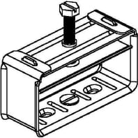 Image of BUE 50/40.25 E3 - One-piece strut clamp BUE 50/40.25 E3