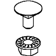 Image of FLM 6x12 (10 Stück) - Mushroom head square neck bolt M6x12mm FLM 6x12