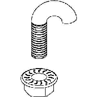 Image of GRSM 6 F (50 Stück) - Stirrup bolt J-form GRSM 6 F