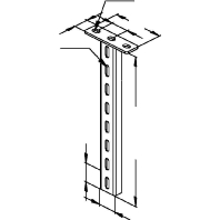 Image of HUF 50/400 - Ceiling profile for cable tray 400mm HUF 50/400