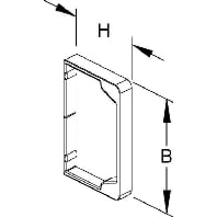 Image of LER 60.100 - Cable protection ring for duct 100x60mm LER 60.100