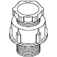 Image of 106 M 20 PS (50 Stück) - Cable gland / core connector M20 106 M 20 PS