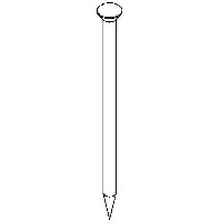 Image of 362 30 BK (100 Stück) - Nail 2x30mm 362 30 BK