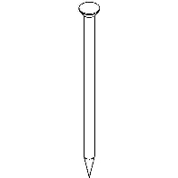 Image of 362 40 BK (100 Stück) - Nail 2x40mm 362 40 BK