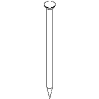 Image of 362 Z 30 G (100 Stück) - Nail 2x30mm 362 Z 30 G