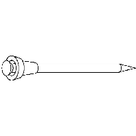 Image of 511 23 (100 Stück) - Nail 2x23mm 511 23