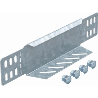 Image of RWEB 610 FS - End piece for cable tray (solid wall) RWEB 610 FS