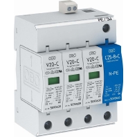 Image of V20-C 3+NPE+FS - Surge protection for power supply V20-C 3+NPE+FS