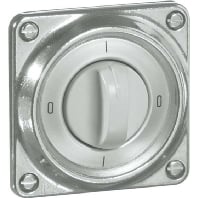 Image of D 331-2.69 AGU WE - Switch flush mounted aluminium D 331-2.69 AGU WE