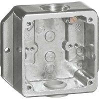 Image of D 391.69 AGU WA/5 - Surface mounted housing 1-gang aluminium D 391.69 AGU WA/5