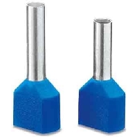 Image of AI-TWIN 2X0,75-8 GY (100 Stück) - Cable end sleeve 0,75mm² insulated AI-TWIN 2X0,75-8 GY