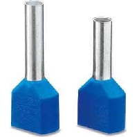 Image of AI-TWIN 2X1,5-12 BK (100 Stück) - Cable end sleeve 1,5mm² insulated AI-TWIN 2X1,5-12 BK