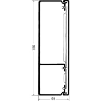 Image of 12418071150 - Inner corner for skirting duct 50x20mm 12418071150