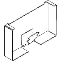 Image of 12443481100 - End piece for wall duct 130x68mm 12443481100