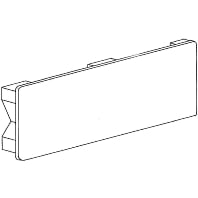 Image of 12453411100 - End cap for installation duct 61x150mm 12453411100