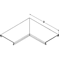 Image of 12462981100 - Cover for flat bend wall duct 110mm 12462981100