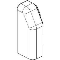 Image of 17253491150 - End piece for skirting duct 20x50mm 17253491150