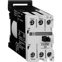 Image of CA3SK20-BD - Auxiliary relay 24VDC 0NC/ 2 NO CA3SK20-BD