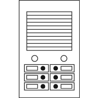 Image of 200000187-00 - Expansion module for intercom system 200000187-00