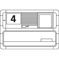 Image of 200001426-00 - Expansion module for intercom system 200001426-00