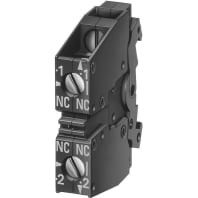 Image of 3SB3400-0H - Auxiliary contact block 1 NO/1 NC 3SB3400-0H