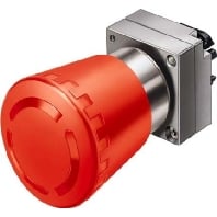 Image of 3SB3500-1HA20 - Mushroom-button actuator red IP67 3SB3500-1HA20