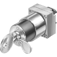 Image of 3SB3500-4LD01 - Key actuator silver IP67 3SB3500-4LD01