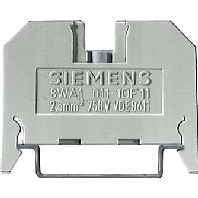 Image of 8WA1011-1DF11 - Feed-through terminal block 6mm 24A 8WA1011-1DF11