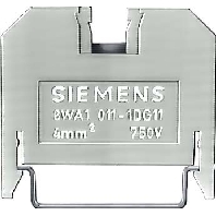 Image of 8WA1011-1DG11 - Feed-through terminal block 6,5mm 32A 8WA1011-1DG11