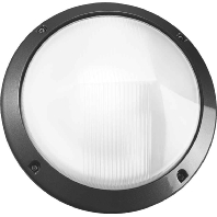 Image of PLUS TONDO 280 anth - Surface mounted luminaire 1x100W PLUS TONDO 280 anth