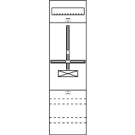 Image of 1ZF21 - Meter panel 1 kWh-meters 1 rows 1ZF21