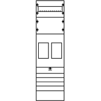 Image of 1ZF2207 - Meter panel 1 kWh-meters 1ZF2207