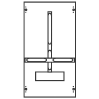 Image of MBZ160 - Meter panel 1 kWh-meters 0 rows MBZ160