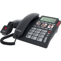 Image of Ergophone 1210 - Analogue telephone with cord black Ergophone 1210