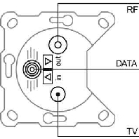 Image of EDM 304 - Antenna end socket for antenna EDM 304