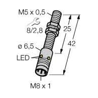 Image of Bi1-EG05-AP6X-V1331 - Inductive proximity switch 1mm Bi1-EG05-AP6X-V1331