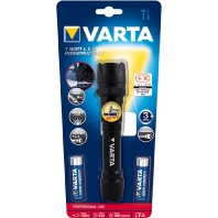 Image of Indestr. 1W LED 2AA - Pocket torch 164mm black Indestr. 1W LED 2AA