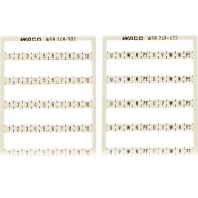 Image of 248-501 - Label for terminal block 5mm white 248-501