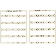 Image of 248-502 (5 Stück) - Label for terminal block 6mm white 248-502