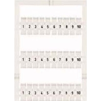 Image of 793-3502 (5 Stück) - Label for terminal block white 793-3502