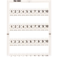 Image of 793-4566 - Label for terminal block 4mm white 793-4566