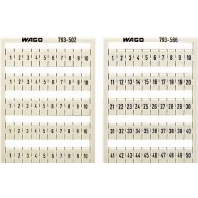 Image of 793-502 - Label for terminal block 5mm white 793-502